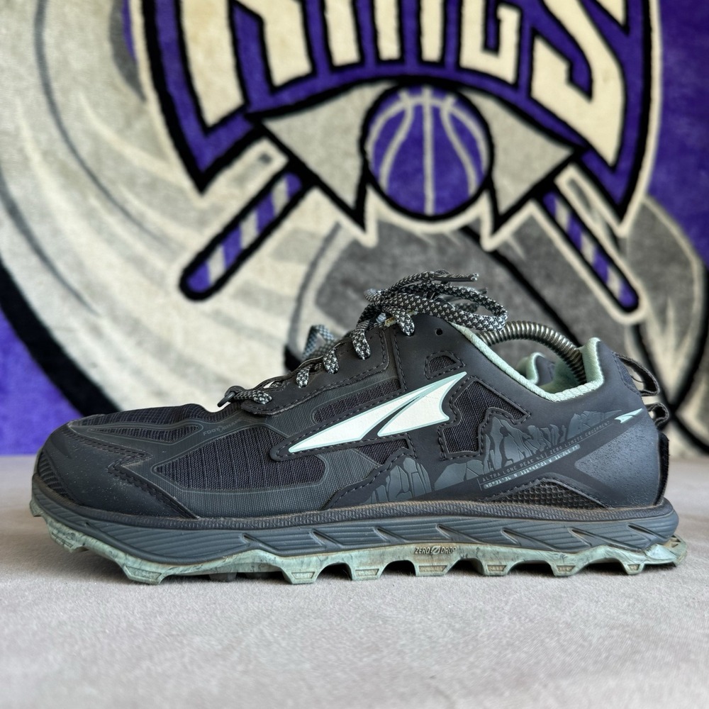 Size 10 - Altra Lone Peak 4.5 Trail Running Shoes Blue Max Trac Women's